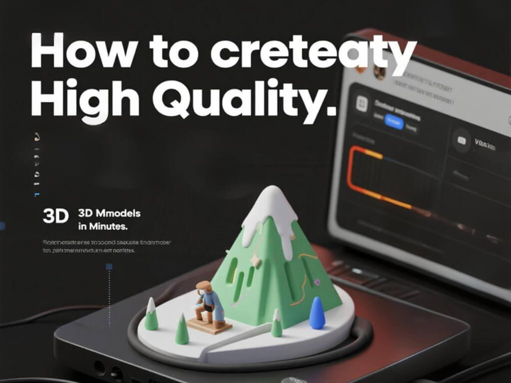 数分で高品質な3Dモデルを作成する方法